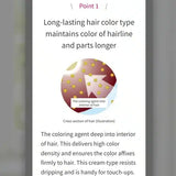 Hoyu Bigen Cream Tone Grey Hair Dye #4MA Maroon Brown