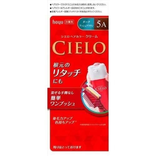 Hoyu美源宣若染发膏遮白发植物染发剂#5A深亚麻棕