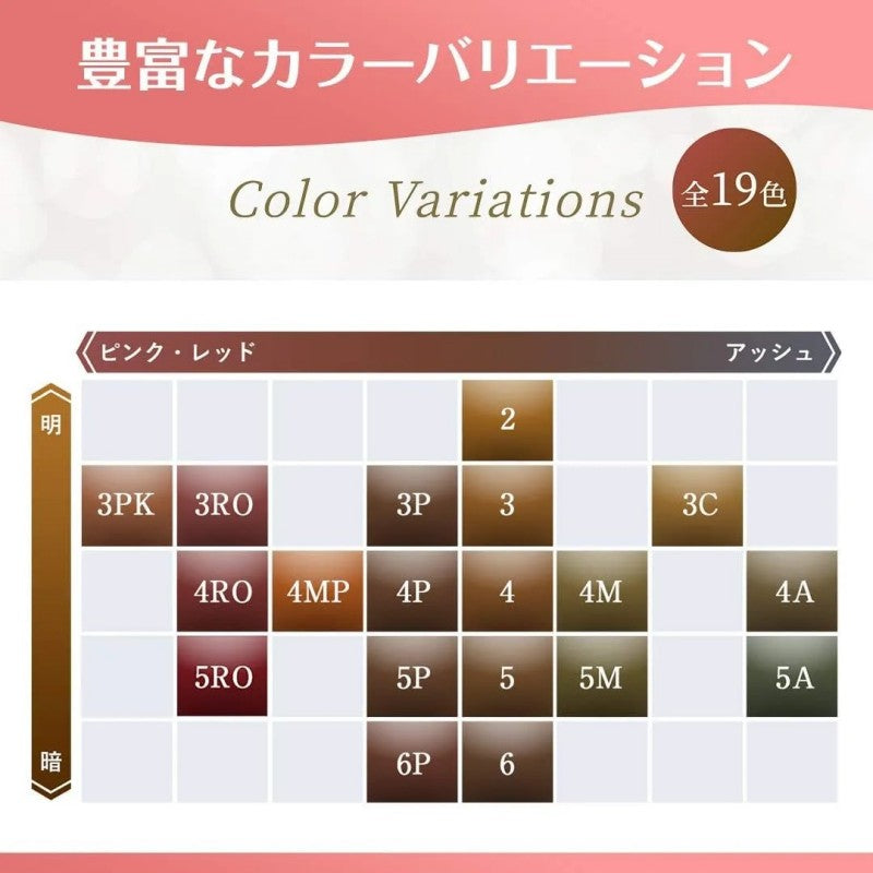 Hoyu Cielo Hair Color EX Cream #2 Light Brown