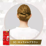 Hoyu美源宣若泡沫染发剂植物健康遮白发#3C焦糖棕