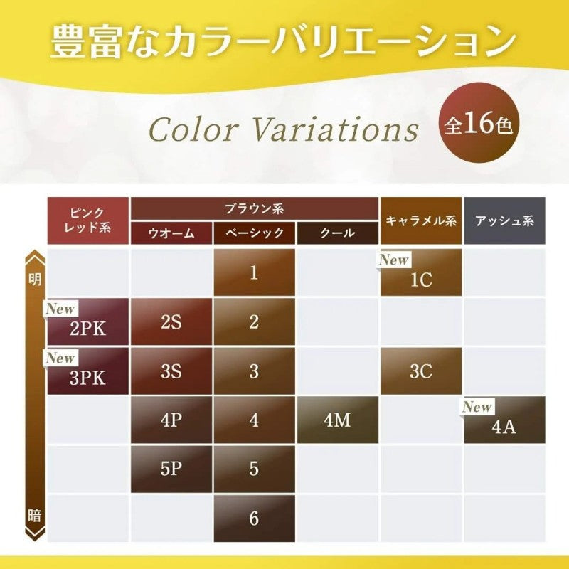 Hoyu美源宣若慕斯泡沫植物染发剂#3亮棕色