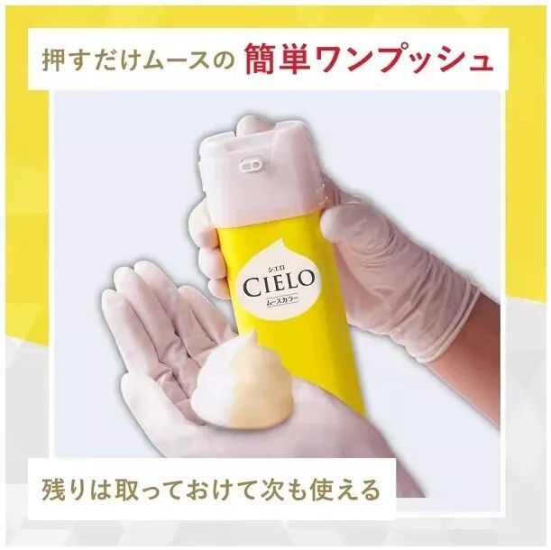 Hoyu Cielo Hair Mousse Color #5P Dark Pure Brown