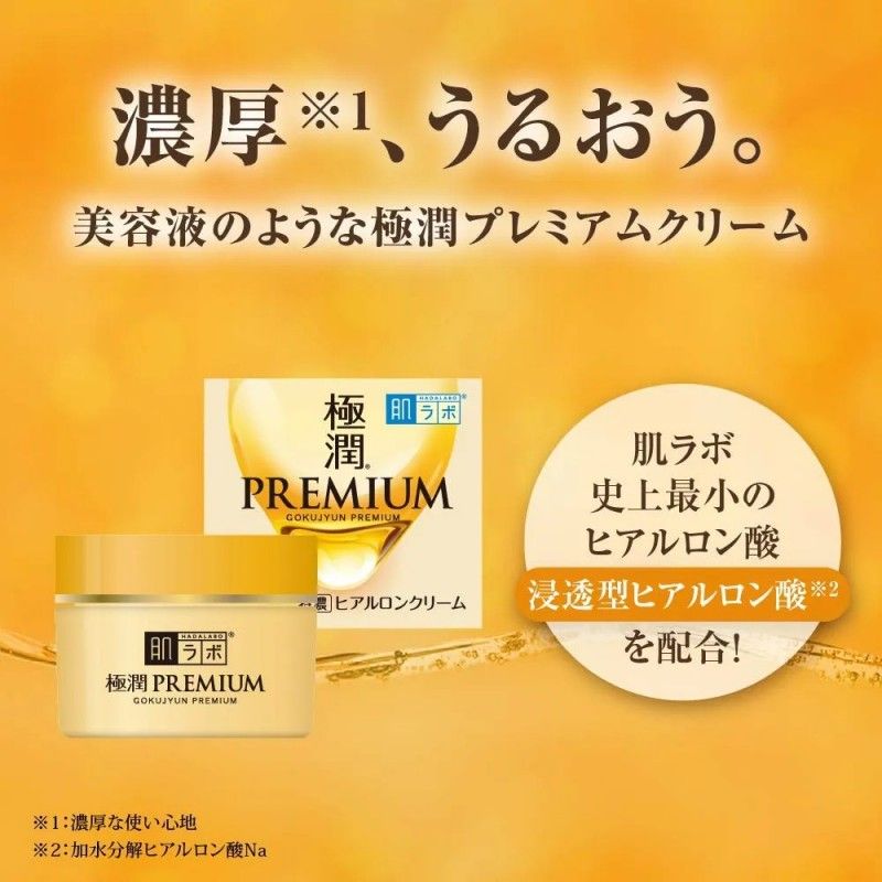 Rohto HadaLabo乐敦肌研金极润特浓保湿面霜 50g

