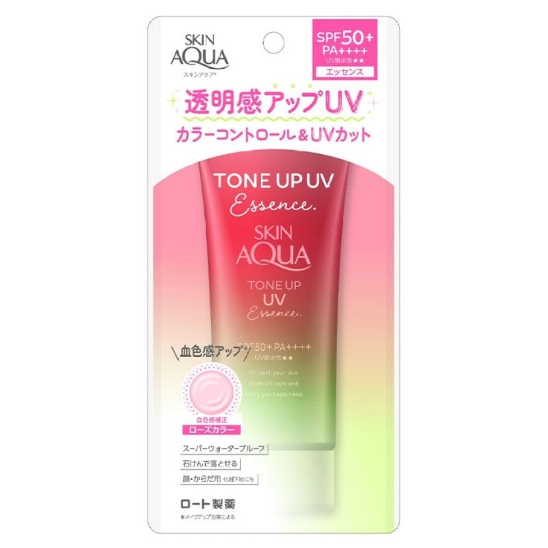 Rohto Mentholatum Skin Aqua Tone Up UV Essence SPF50+ PA++++
