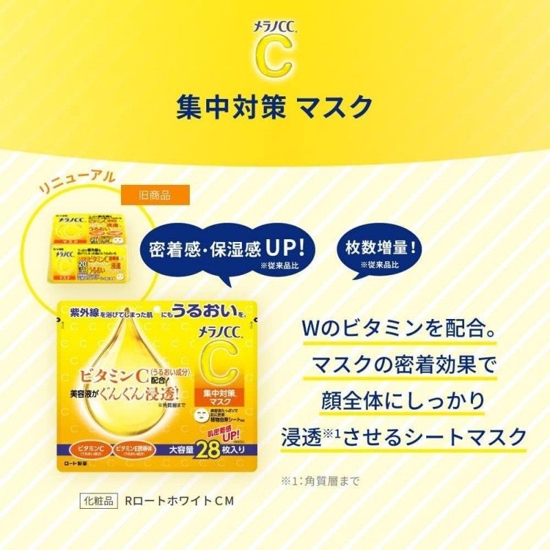 Rohto Melano CC Concentration Mask 28pcs