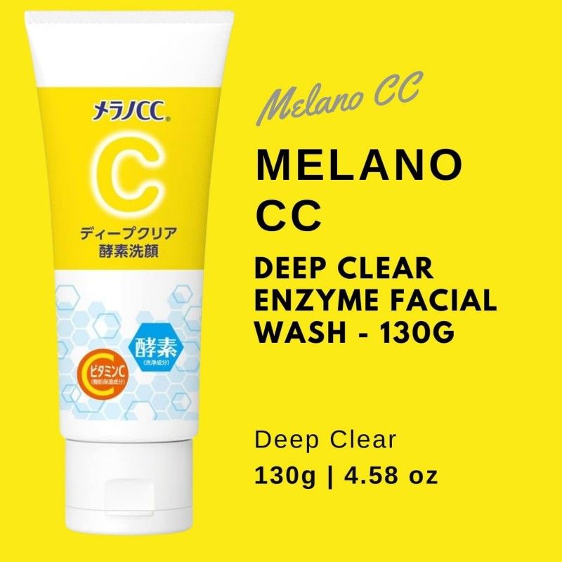 Rohto Melano CC Deep Clear Enzyme Face Wash 130g