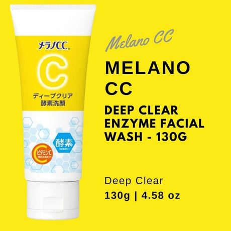 Rohto Melano CC Deep Clear Enzyme Face Wash 130g
