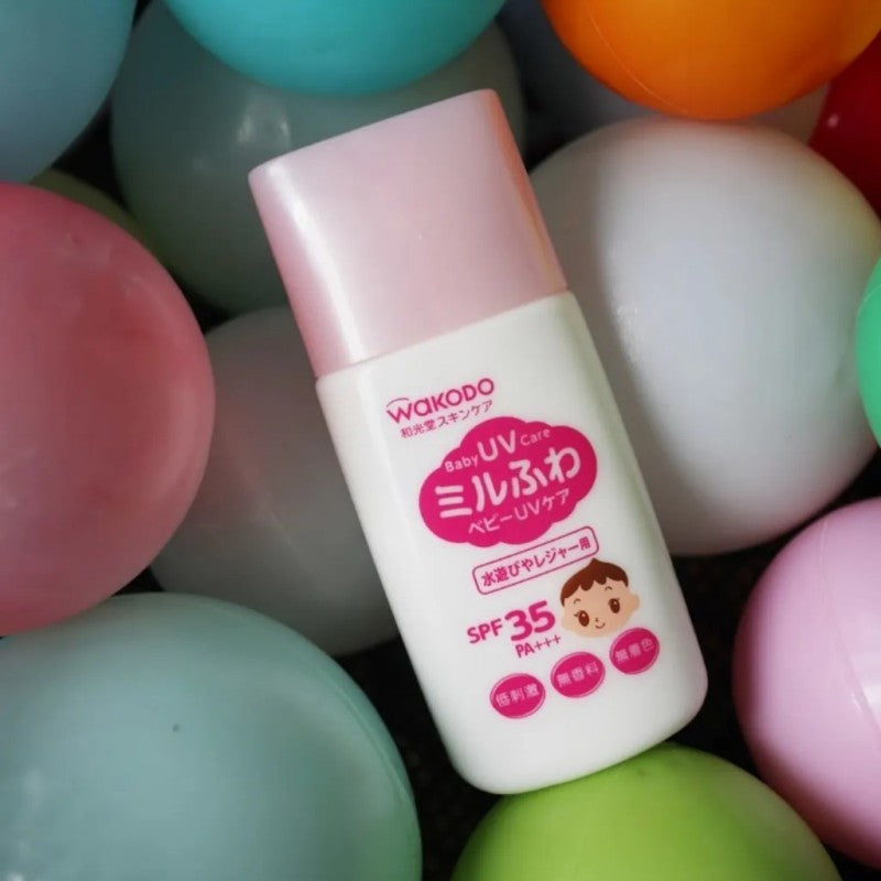 Wakodo Milk Fua Baby UV Care Sunscreen SPF35 PA+++ 30g