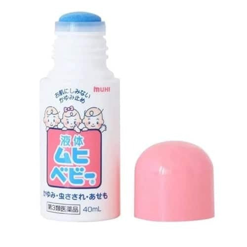 Muhi池田模范堂儿童无比滴蚊虫叮咬止痒驱蚊液 40ml