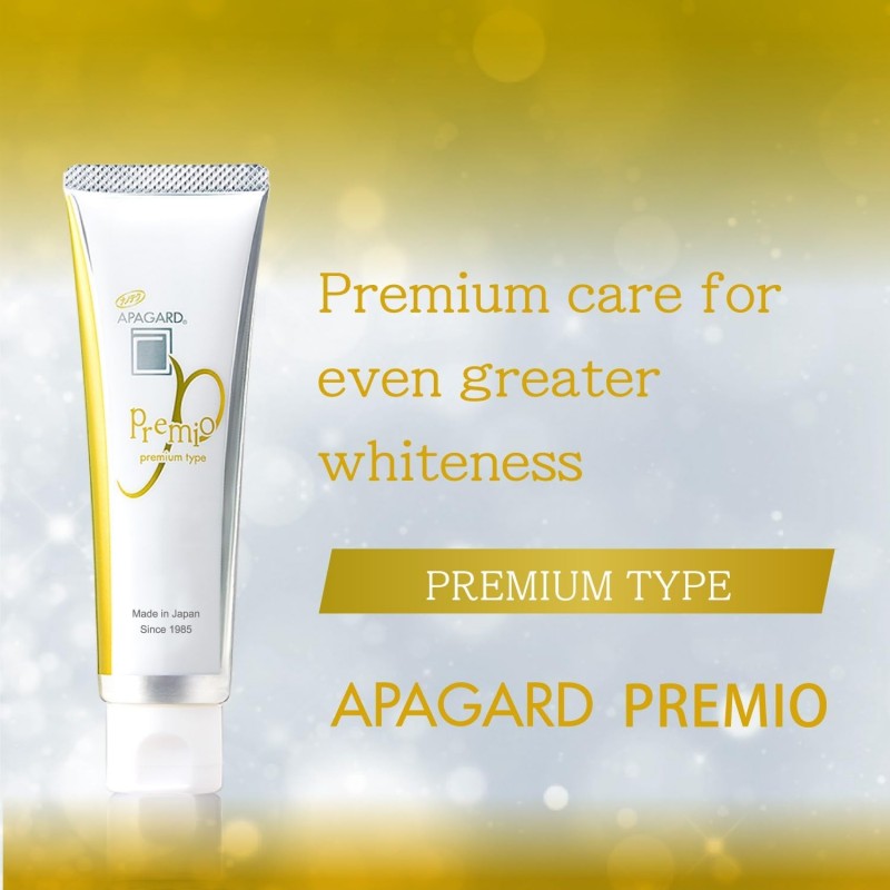 Apagard Premio特效微粒子美白牙膏除烟渍除牙垢 105g