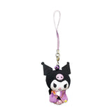 Sanrio Kimono Mascot Netsuke Kuromi 5cm