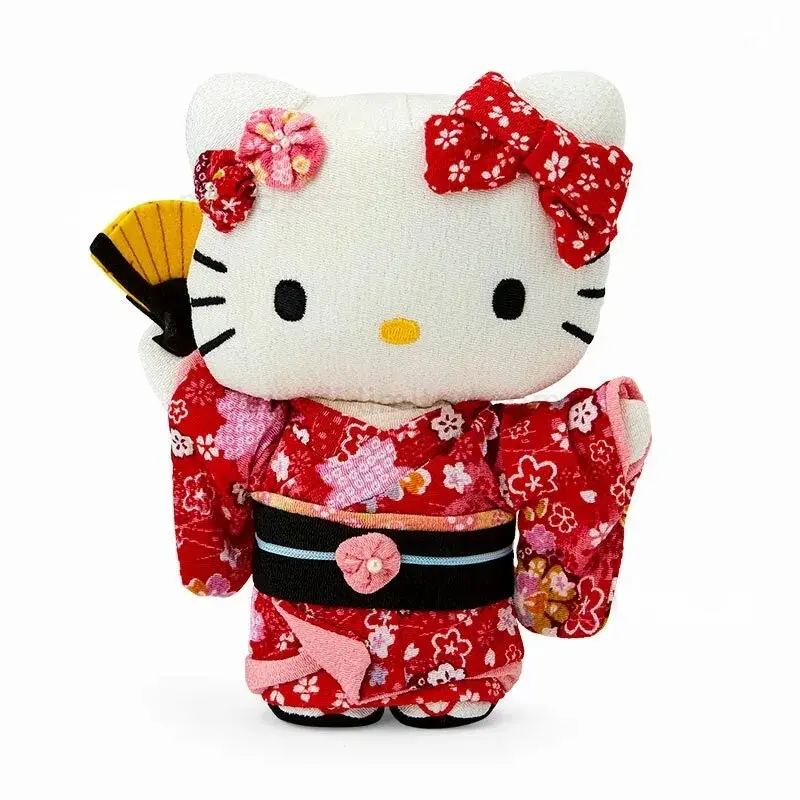 Sanrio Crepe Japanese Doll Hello Kitty Red 20cm