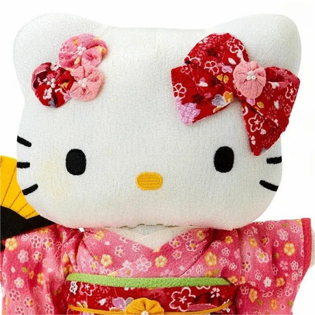Sanrio三丽鸥和服玩偶持扇子Hello Kitty 27cm