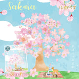 Honyaradoh CICA Sakura Bath Powder