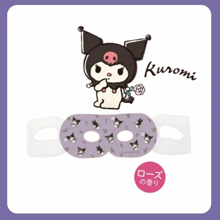 Honyaradoh Warm Eye Mask Kuromi 6pcs