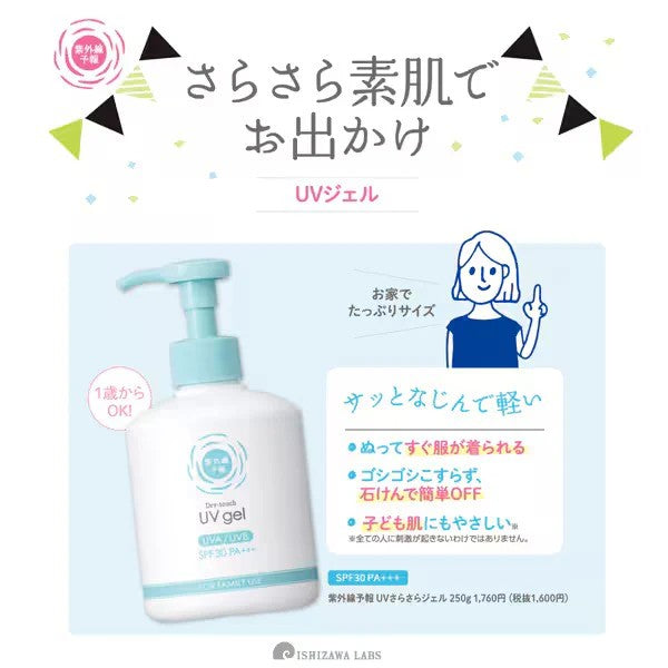 Ishizawa Lab UV forecast Smooth Gel SPF30 PA+++ 250g