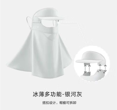 Beneunder-蕉下-护颈防晒面罩-银河灰