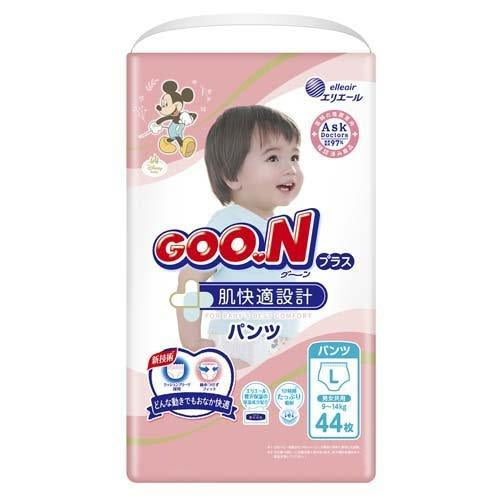 【团购】大王-Goo.N-敏感肌拉拉裤-L码-9-14KG-44枚
