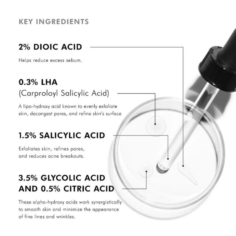 SkinCeuticals修丽可果酸精华改善闭口粉刺祛痘 30ml