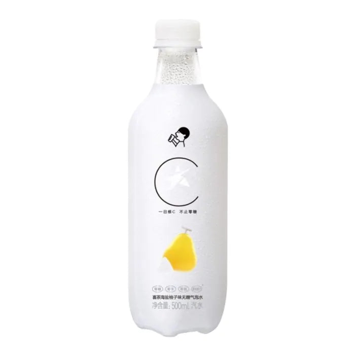 喜茶-喜小瓶苏打气泡水-海盐柚子-450ml