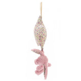 Jellycat邦尼兔兔抱星星粉色28cm