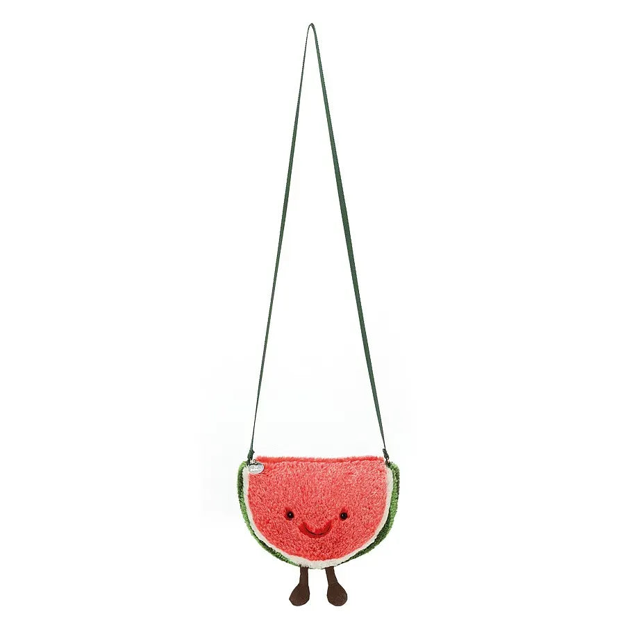 Jellycat可爱西瓜斜挎包