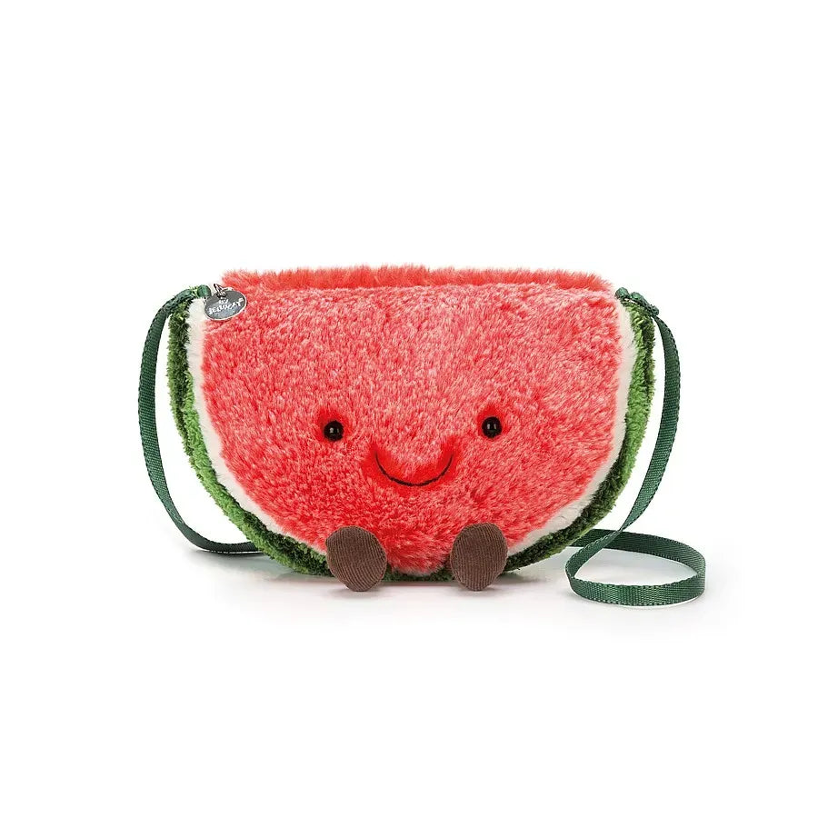 Jellycat可爱西瓜斜挎包
