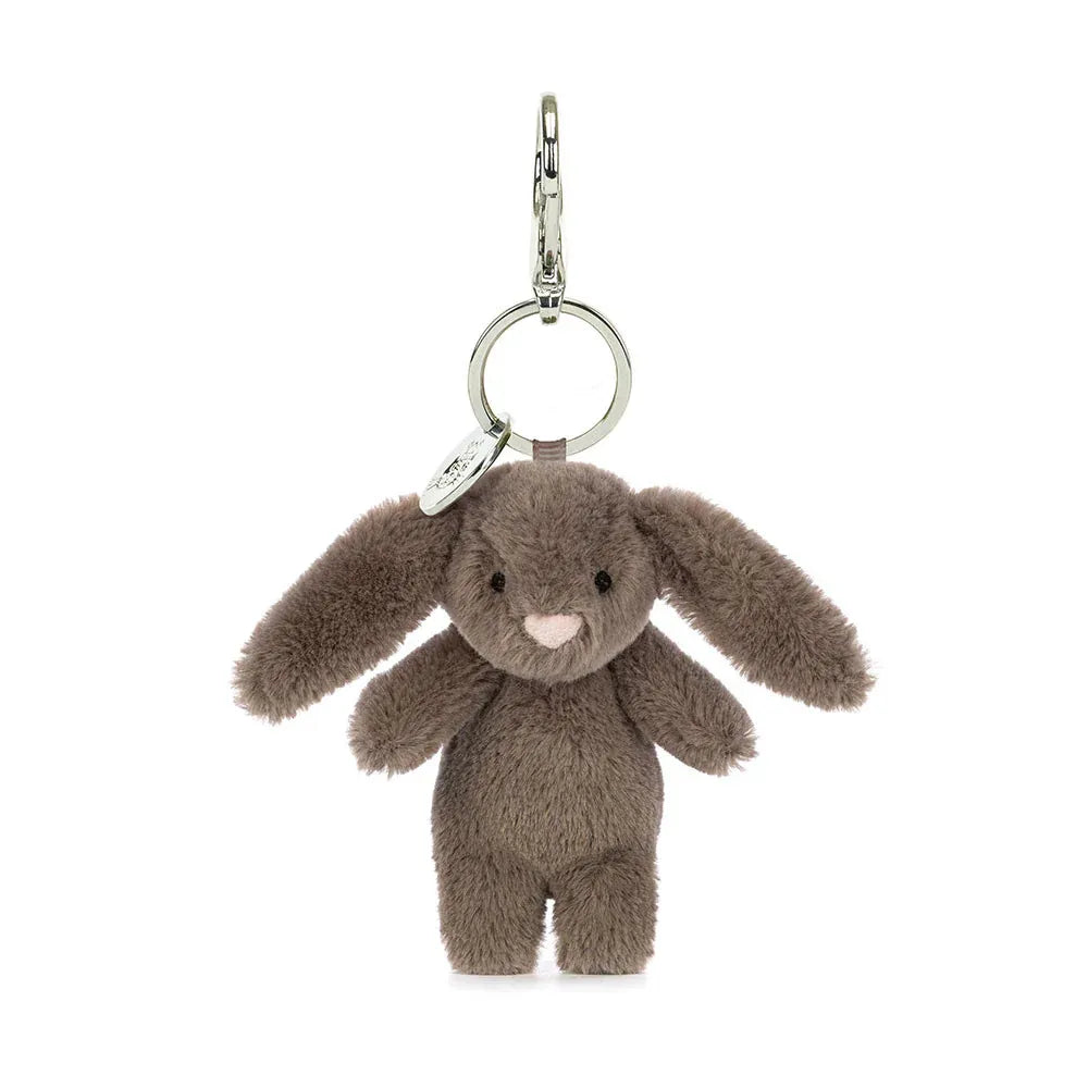 Jellycat包包挂件棕色害羞兔 17cm