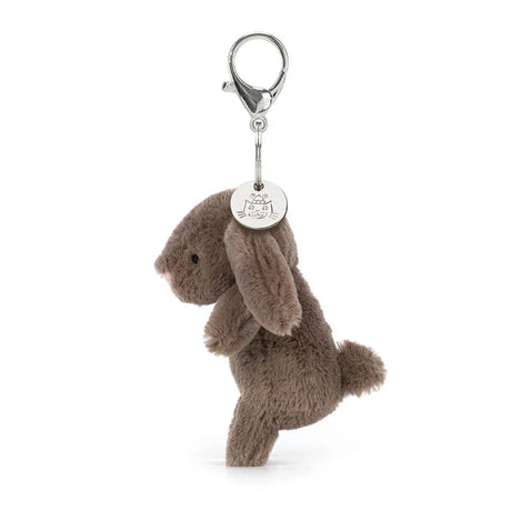 Jellycat包包挂件棕色害羞兔 17cm