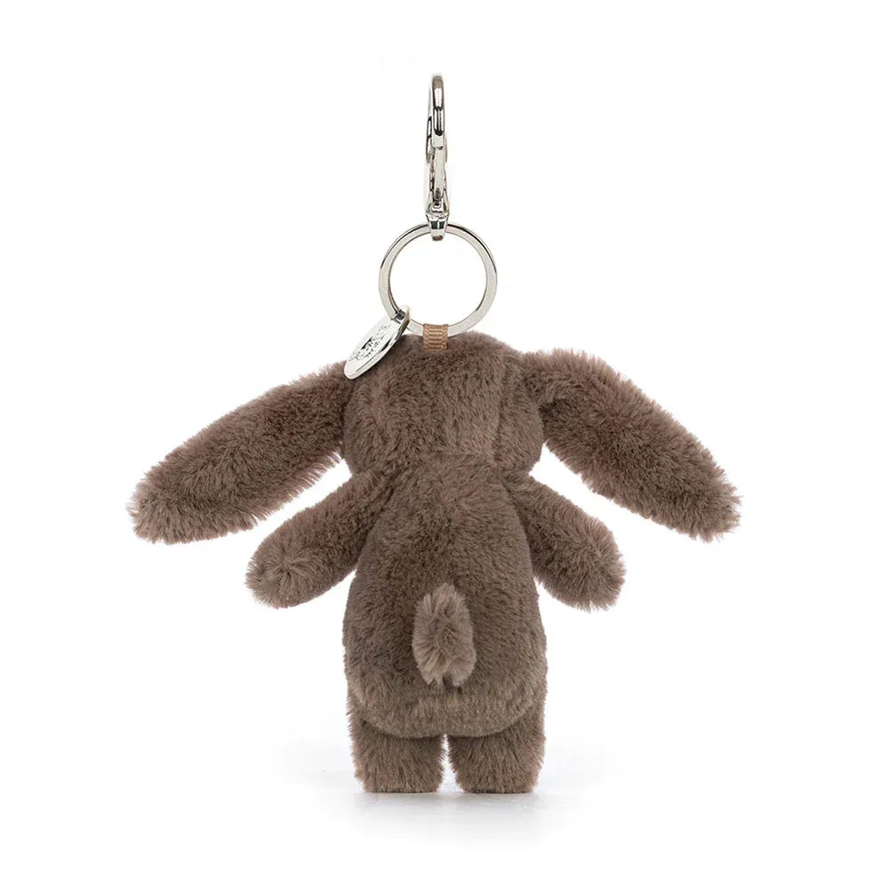 Jellycat包包挂件棕色害羞兔 17cm