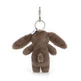 Jellycat包包挂件棕色害羞兔 17cm