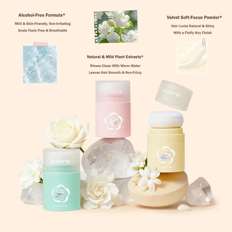 Flortte Vital Puff Series Hair Volumizing Powder Milky Soap 8g