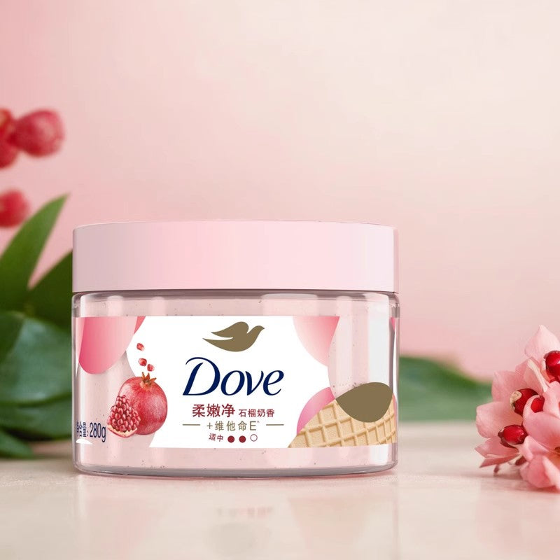 Dove Ice Cream Fruit Milk Body Scrub 280g