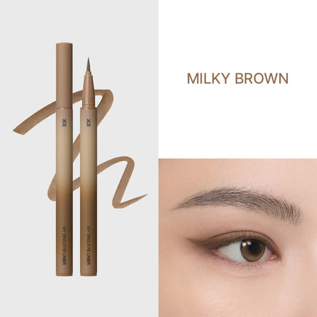 3CE光环极细眼线液笔#奶咖棕