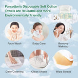 Purcotton Disposable Face Towels 6 Packs