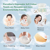 Purcotton Disposable Face Towels 6 Packs