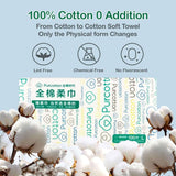 Purcotton Disposable Face Towels 6 Packs