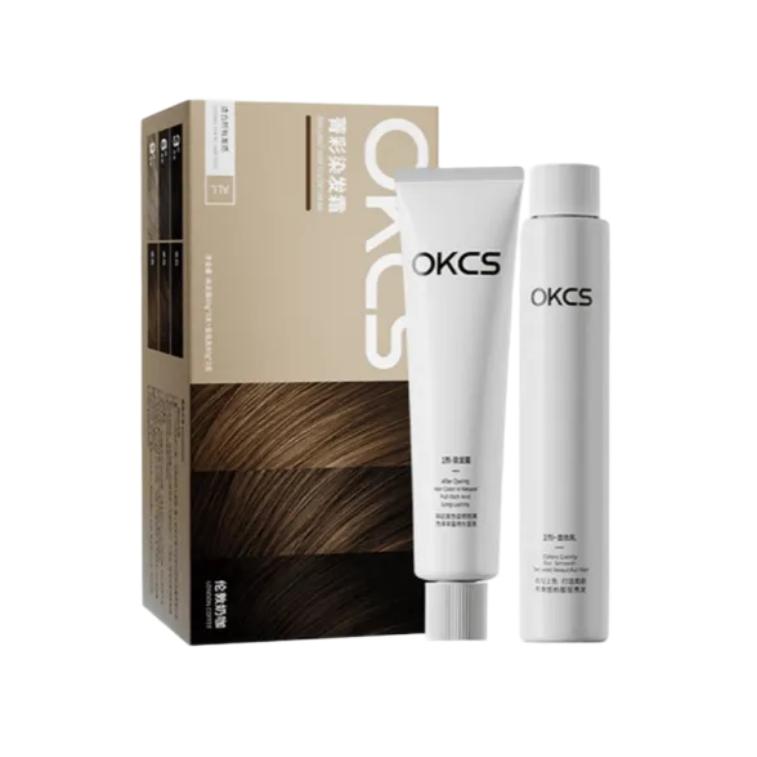 OKCS Brilliant Hair Color Crean Brown 80g*2