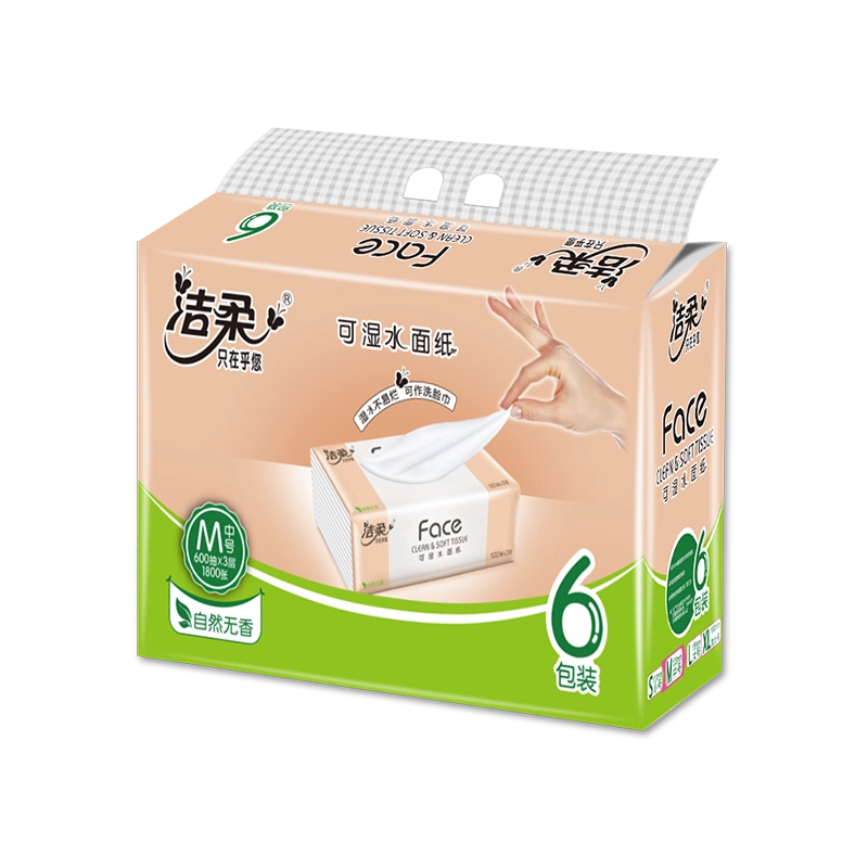 C&S Soft Clean Tissue M Size No Scent 6pcs