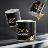 C&S Clean Soft Facial Tissue Black Core Roll 10pcs