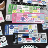 Infeel.Me暖空纸品标签事务所不干胶分段胶带甜桃思念