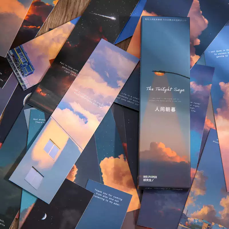Mr.Paper Warm Series Bookmarks Emotional Fragment