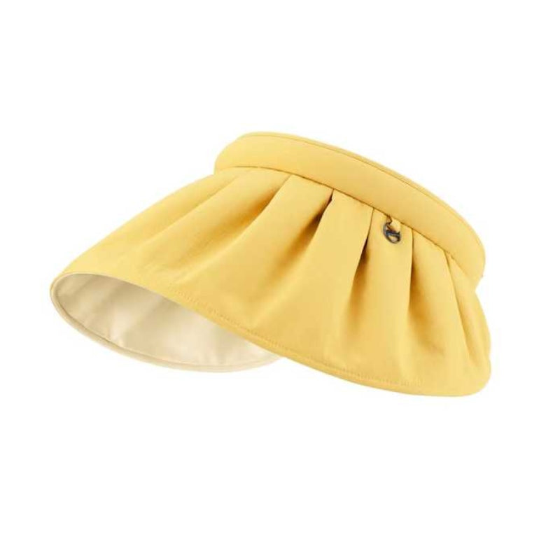 Beneunder UV Protection Foldable Sun Shell Hat Yellow
