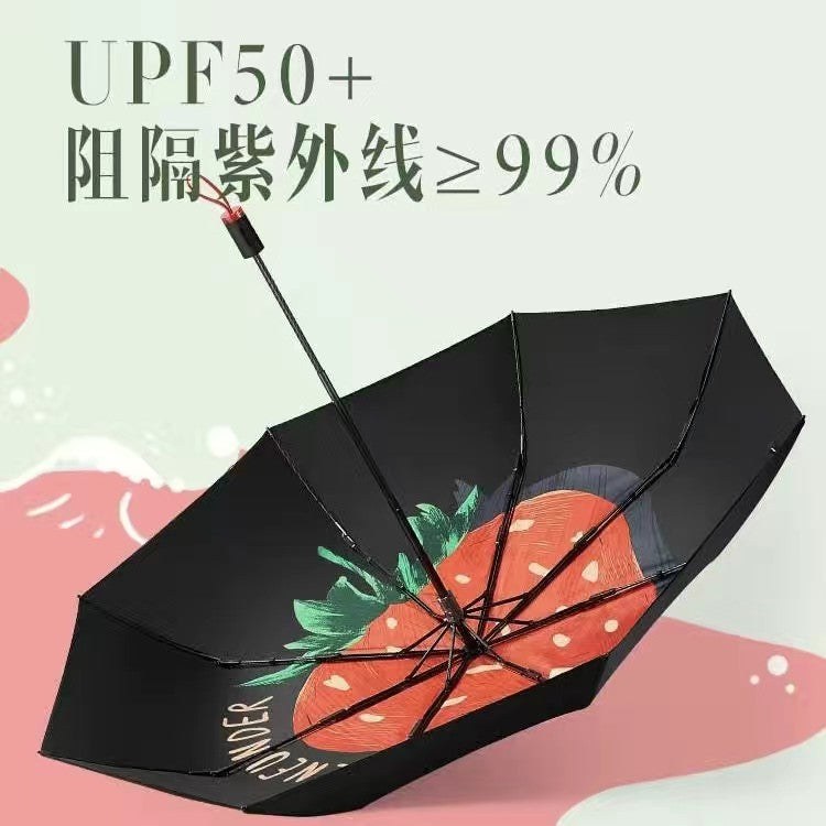 Beneunder蕉下果趣系列三折伞太阳伞防紫外线欢梨