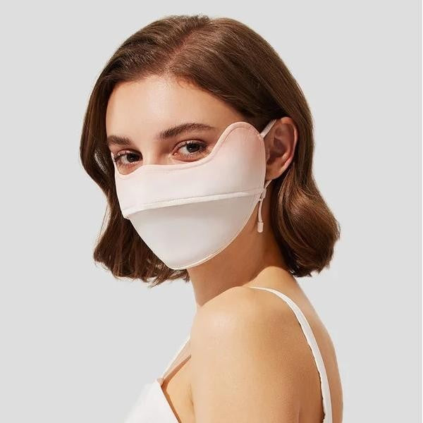 Beneunder Cooling Sun Protection Mask Pink Peach