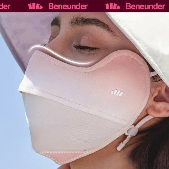 Beneunder Cooling Sun Protection Mask Pink Peach
