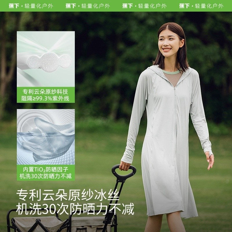 Beneunder蕉下冰触系列云袍防晒服烟雾灰