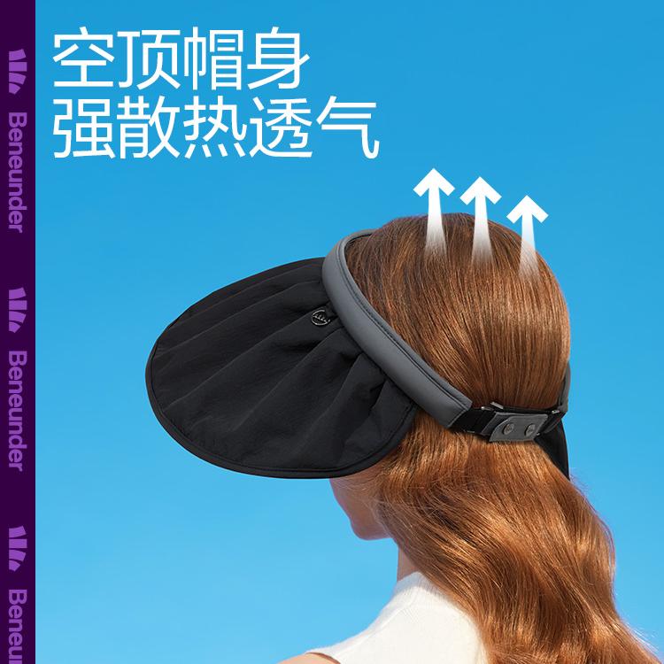 Beneunder蕉下贝壳防晒空顶帽宁静灰