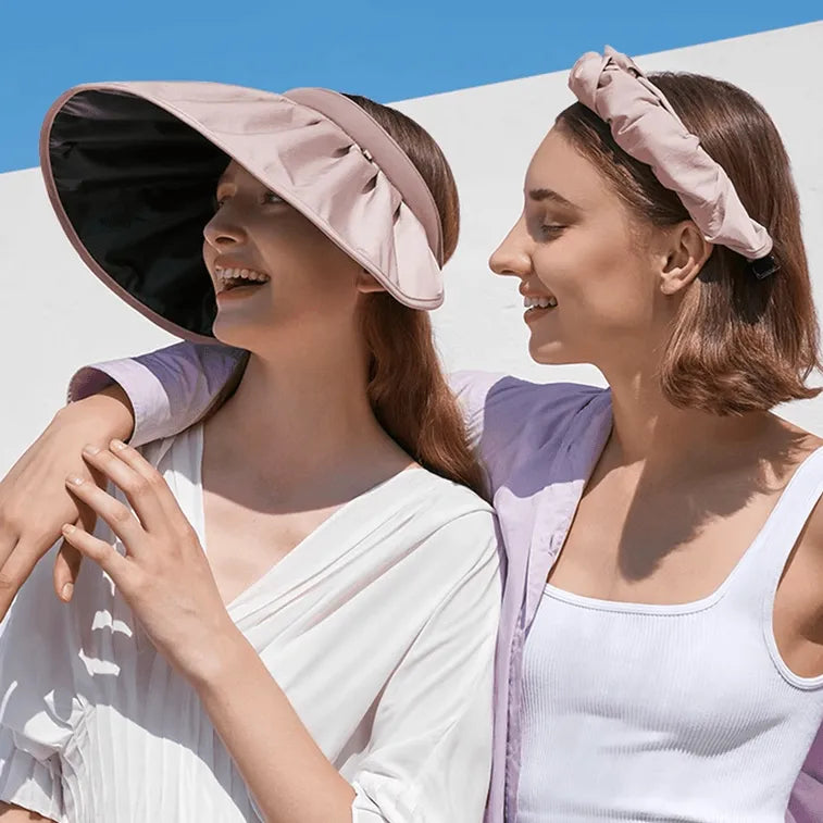 Beneunder Wide Brim Roll-up Sun Hat Taro Grey