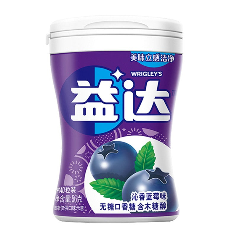 Extra益达无糖口香糖沁心蓝莓味 56g